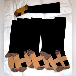 Medical Compression Knee High Socks - Men’s/Women’s L/XL